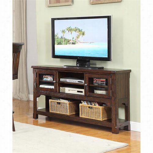 Eci Furniture 1475-05-et58 Gettysburg 58"" Entertainment Center In Untaught Distressed