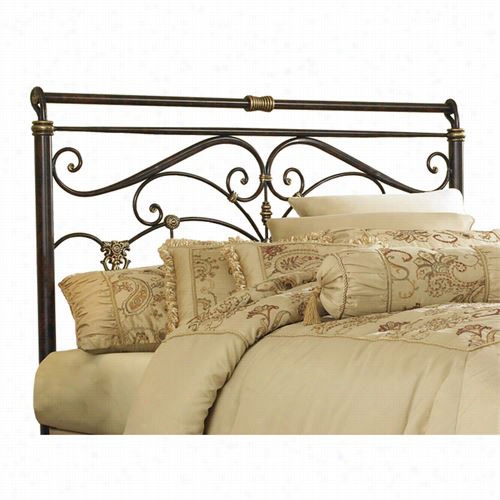 Fashion Bed Group B12834 Lucinda Marbled Russet Full Headboarc