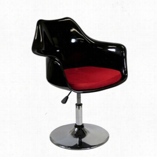 Fine Mod Imports Fmi2118 Lilly Arm Chair In Cheome