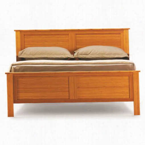 Greenin Gton Gb0601ck Hosta California King Platform Bed In Caramelized