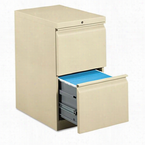 Hon Industries Hon33823r Efficiencies 22-7/8""  Mobi Le Pedestal File With 2 File Drawers