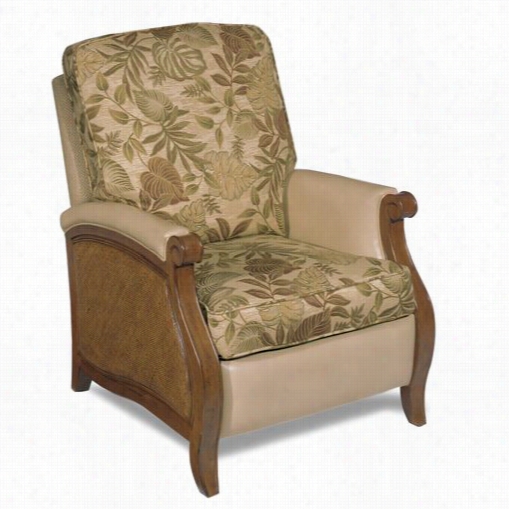 Hooker Furniture 1125-52010 Windward Al Fresco Chapel Recliner In Mellow Light Brown/beige
