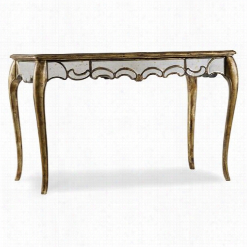 Hooker Furniture 5199-10482 48-1/4"" Mirrored Document Desk In Gold