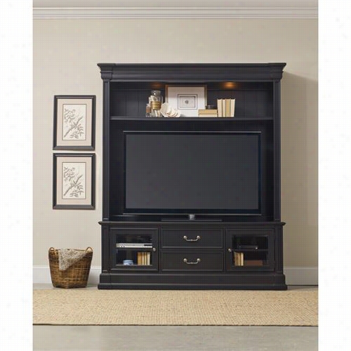 Hooker Furniture 5371-70202 Cleront Two Piece Entertainment Group In Black