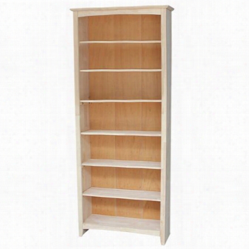 International Conc Epts Sh581-3 228a Shaker 84""h Bookcase