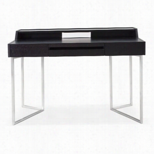 J&m Furniture 17863  S116 Modern Offi Ce Deskin Wenge And White High Gloss