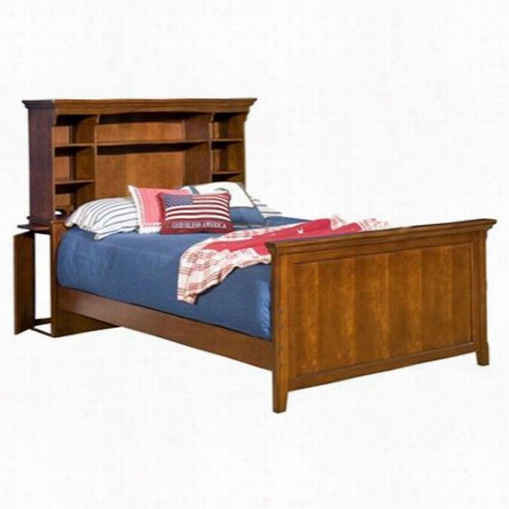 Legacy Classic Furniture 490--4804k Aemrican Spirit Full Complete Bookcase Bed With Full Rails