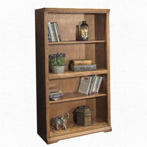 Legends Furniture Sd6860.rst Csottsdale Bookcase With 1 Fixed And 2 Adjustable Shelves In Rustique