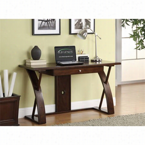 Legends Furinture Zk-z6020 Super Z Writing Desk In Cocoa