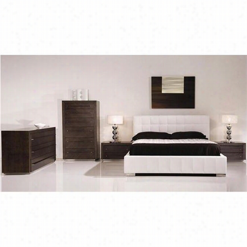 Mobitl Spectra-qbed-2nt-drr-chest Spectra Queen Bed, 2 Nighsands, Dresser And Chest