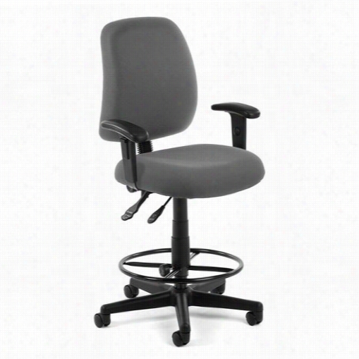 Ofm 118-2-aa-dk Posture Sreies Task Chair With Arms And Drafting Kit