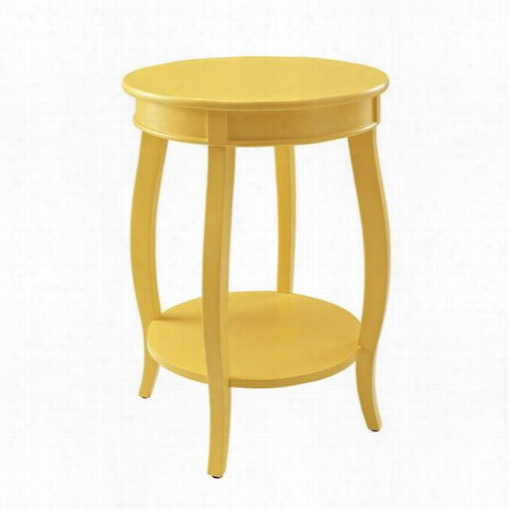 Powell Furniture 256-350 A~ Table In Golden With Shelf