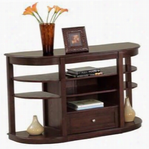 Progressive Furniture P43-05 Sebring Contemp Orary Sofa/console Table In Medium Ash