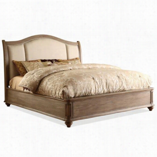 Riverside 32488-32489-32428 Coventtry King Sleigh Bed With Upholstered He Adboard An Dpanel Footboardd