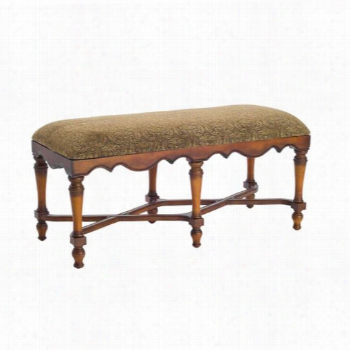 Safavieh Amh4029a Brittney Bench In Brown/paisley