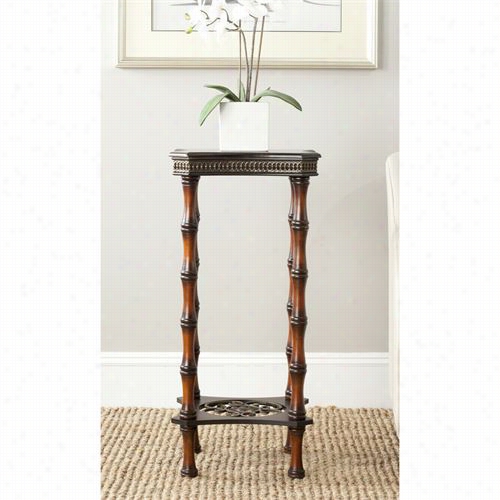 Safavieh Amh4096a Blanch Side Table Ni Dark Browb