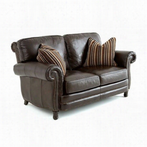 Steve Silver Ch860l Chateau Loveseat In Rich Brown Coffee Iwtj 2 Accent Pilllws