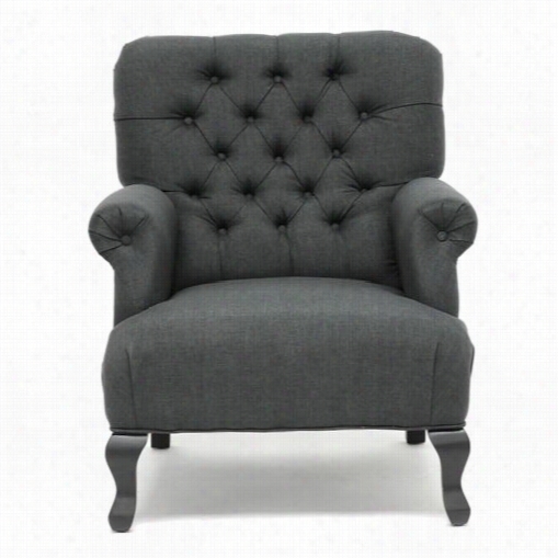 Tov Furniture Tov-61308-grey York Linen Club Chair In Grey