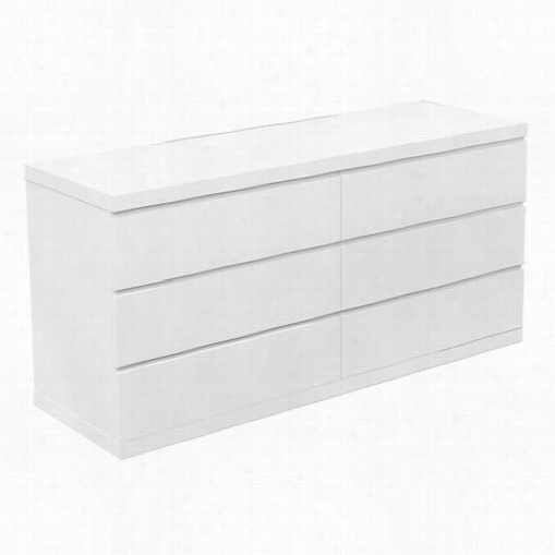 Whiteline Modern Living Dr1 Anna Double Dresser