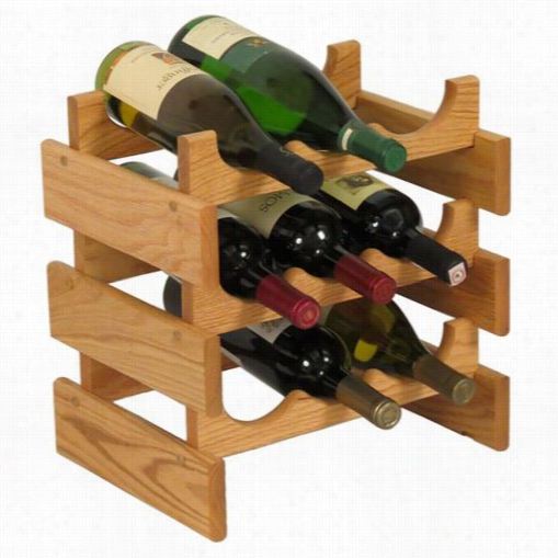 Wooden Mallet Wr33 Dakota 9 Bottle Wine Rack