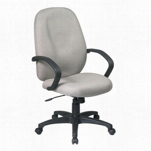 Worksmart Ex2654 Executive High Back Man Agers Chair With Fabric Back