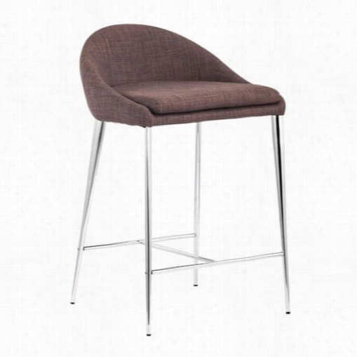 Zuo 30033 Reykjavik Counter Chair - Set Of 2