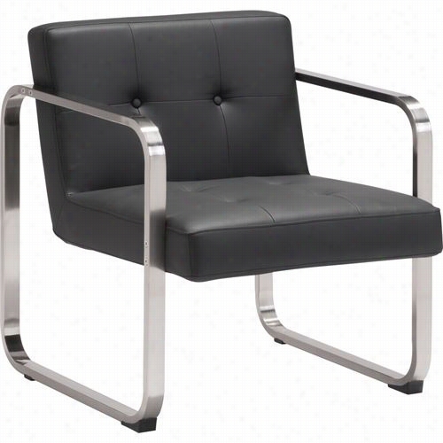 Zuo 90064 Variet Al Leatherette Arm Chair