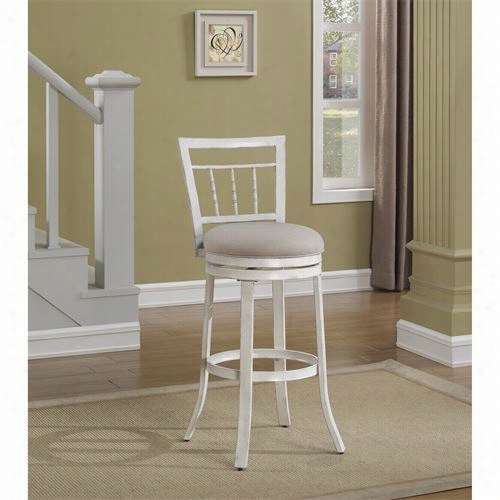 American Woodcrafters B1-153-30f Palazzo Bar Stool In Antique  Pure/woven