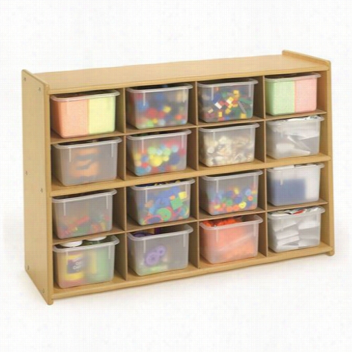 Angeles Avl1230 Value Line1 6 Tray Storage In Natural Wwith Opaque Trays