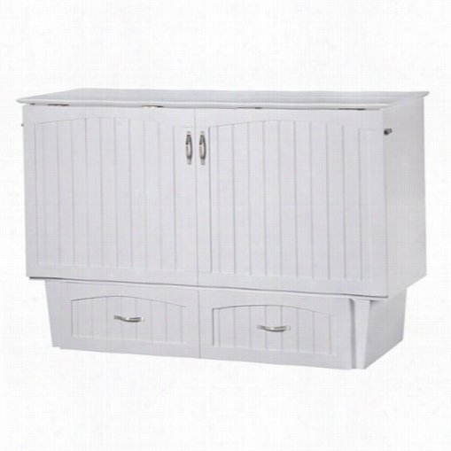 Atlantoc Funriture Ac5904002 Nantucket Queen Murphy Bed Chest In White