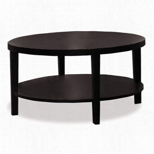 Avenue Six Mrg12 Merge 36"" Round Coffee Table  In E Spresso