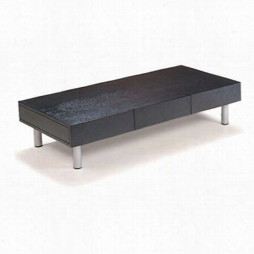 Beverly Hills Furniture Ct03 Coffee Table With Drawer In Espresso Veneer