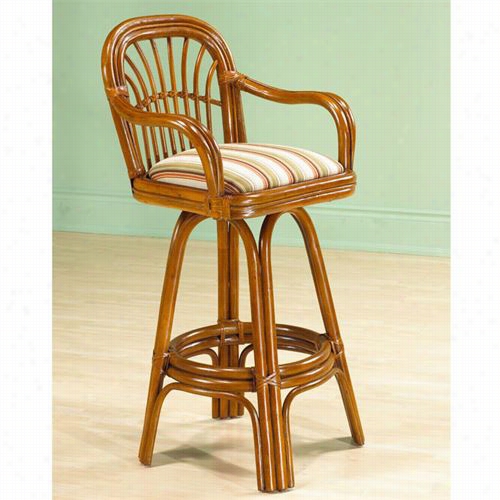 Boca Rattan 48019a Ma-bar Amarillo Bar Stool In Urban Mahogany Without Arms