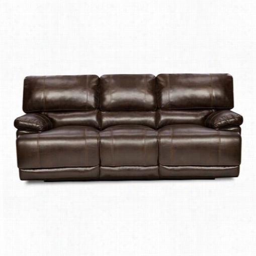 Brown Rogers Dixzon C587-30 Reed River Reclining Sofa In Brown