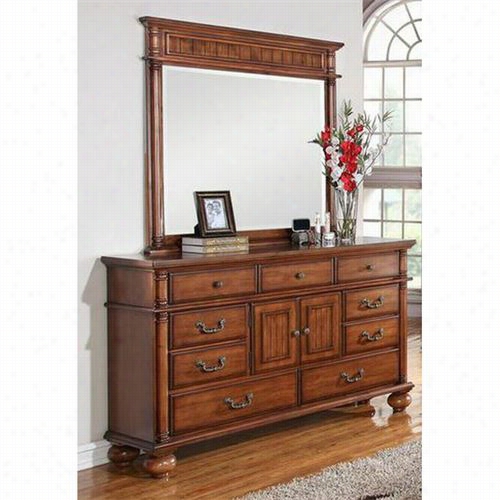 Brown Rogers Dixson Ibms100dr/ibms100mr Mason Dresser And Reflector In Antiwue Oak