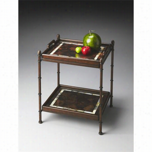 Butler 299l070 Heritage Tray Table  Inn Cocoa Brown
