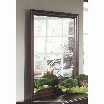 Carolina Furniture 476400 Signature 30"" X 3&4quot;" Landscape Mirror In Espresso