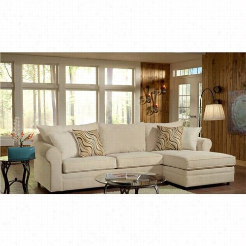 Chelsea Close Furniture 255100-sec Sophie 2 Composition Sectional In Bella Buckwheat