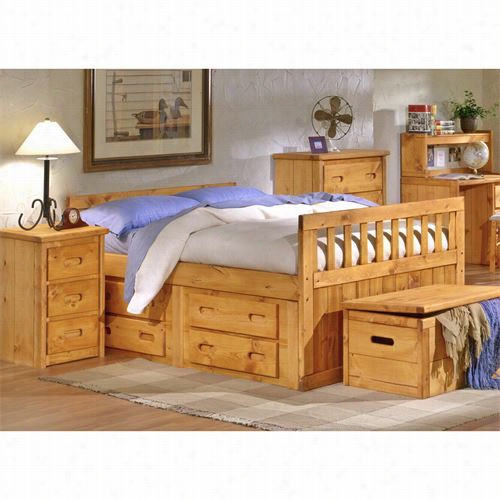 Chelsea Home Furniture 3544722-4816 Full Bed With Storage In Cinnamon