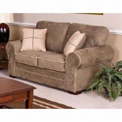 Chesea Home Furniture 5172-l Tammy Loveseat I N Dynasty Chamois