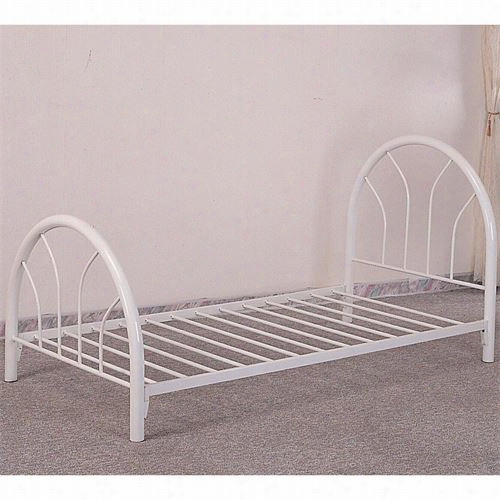 Coaster Movables 2389w Fordham Twin Metal Bed In White