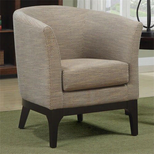C Oast Erf Urniture 900333 Upholstered Accentuate Chair In Beige Fabric