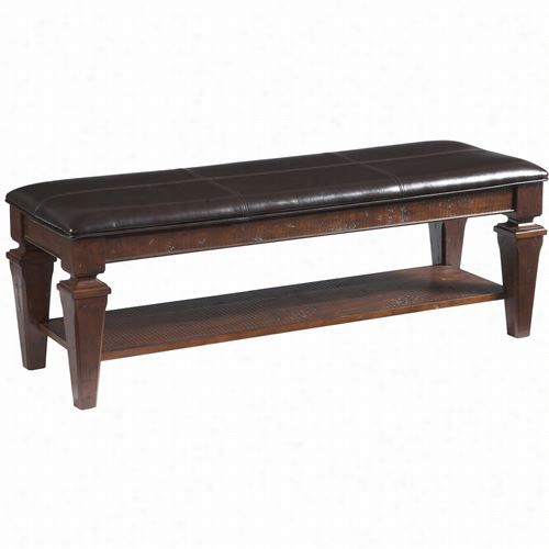 Cooper Classics 5966 Charleton Lodge  Bench In Distressed Chestnut