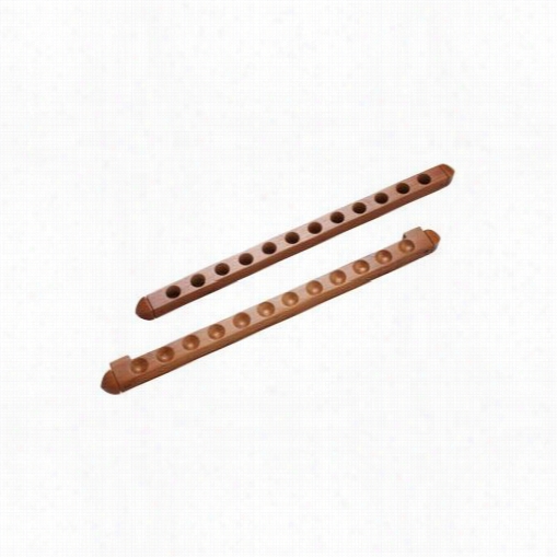 Cuestix Wr2p12h 2 Piece 12 Cue Wall Racck With Holes