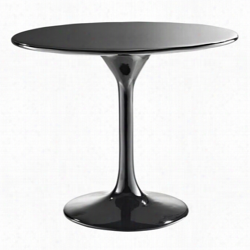 East End Imports Eei--120--blk 24"" Liplablack Verge Table In Fi Berglass