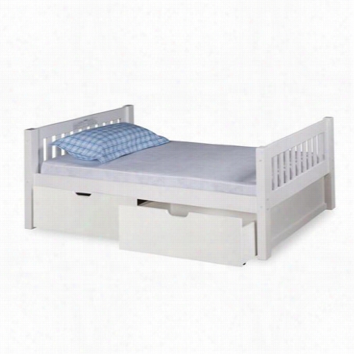 Expanditure Ex101 Mission Headboard Twin Bed With Drawers