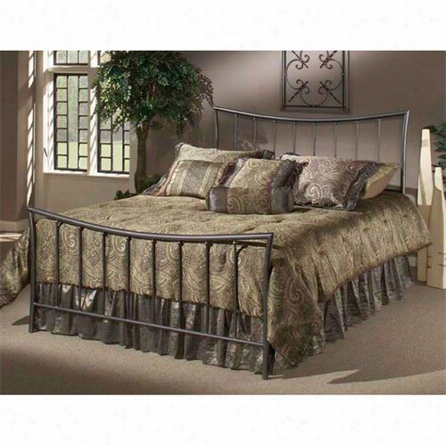 Hillsdale  Furniture 1333bk Edgwood King Bed Sset In Mmagnesium Pewter - Rails Not Hold D