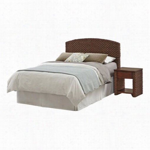 Home Styles 5404-6015 Cabababanana Ii King/california King Headboardand Night Sttand In Cinnamon