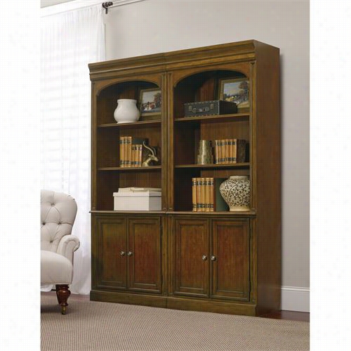 Hooker Furniture 5271_10446 Clermont Bunching Bookcase Medium Forest