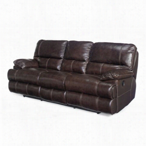 Hooker Furniture Ss606-03-089 Espresso Sofa With Two Reecliner